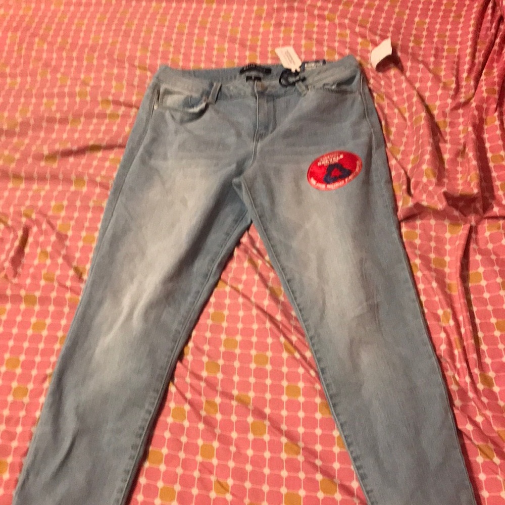 Light blue jeans